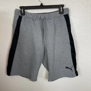 Puma light gray drawstring shorts size medium